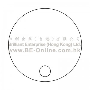 無柄紙/膠扇 (圓形)
